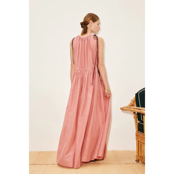 Alemais Zuri Embellished Midi Dress  Sustainable Dresses with Alemais print -  Luxury Handbags Australian Designer