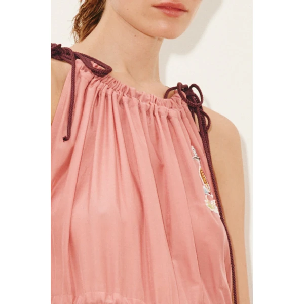 Alemais Zuri Embellished Midi Dress  Sustainable Dresses with Alemais print -  Luxury Handbags Australian Designer