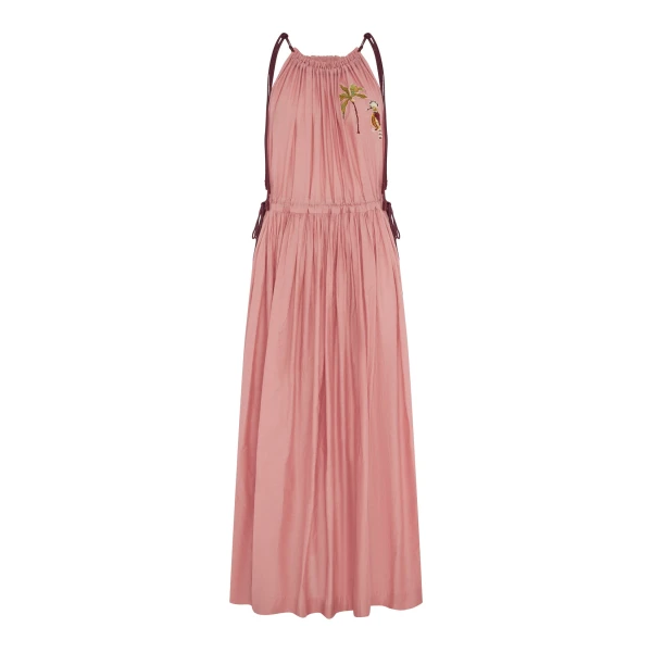 Alemais Zuri Embellished Midi Dress  Sustainable Dresses with Alemais print -  Luxury Handbags Australian Designer