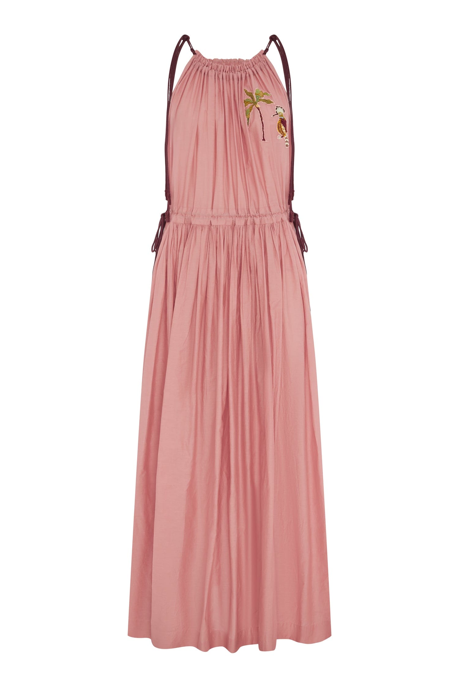 Alemais Zuri Embellished Midi Dress  Sustainable Dresses with Alemais print -  Luxury Handbags Australian Designer