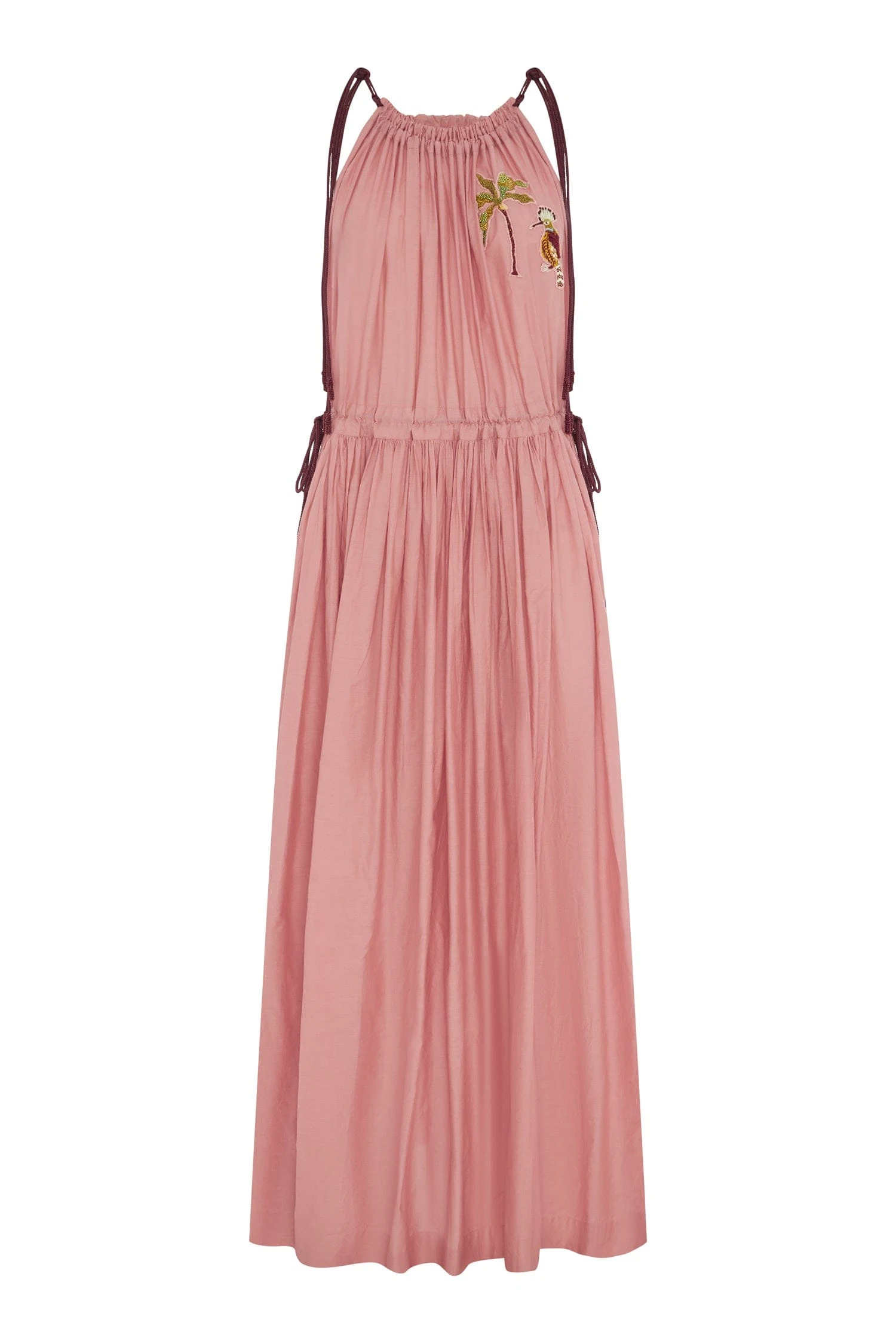Zuri Embellished Midi Dress by Alemais - Dresses Alemais Zuri Embellished Midi Dress Sustainable Dresses with Alemais print - Luxury Handbags Australian Designer