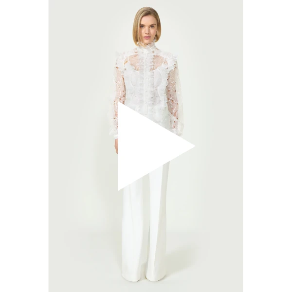 Costarellos Tops - Romantic Greek Lace - Shop at Luxury Shoes 