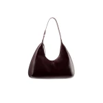 BY FAR Amber - By Far Red - 90s Minimalist Leather Bag at Luxury Shoes 