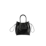 BY FAR Baby Kayla - By Far Black - 90s Minimalist Leather Bag at Luxury Shoes 
