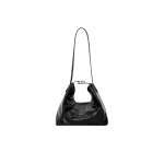 BY FAR Bea - By Far Black - 90s Minimalist Leather Bag at Luxury Shoes 