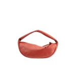 BY FAR Cush - By Far Red - 90s Minimalist Leather Bag at Luxury Shoes 