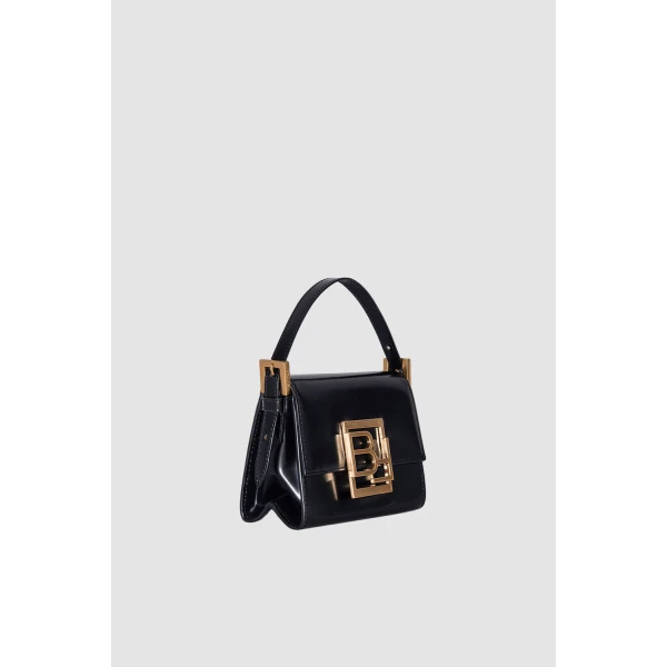 BY FAR Fran - By Far Black - 90s Minimalist Leather Bag at Luxury Shoes 