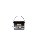 BY FAR Fran - By Far Black - 90s Minimalist Leather Bag at Luxury Shoes 
