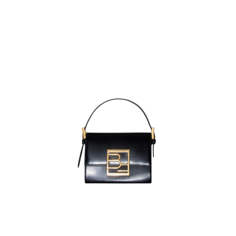 BY FAR Fran - By Far Black - 90s Minimalist Leather Bag at Luxury Shoes 