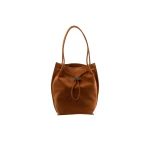 BY FAR Kayla - By Far Brown - 90s Minimalist Leather Bag at Luxury Shoes 
