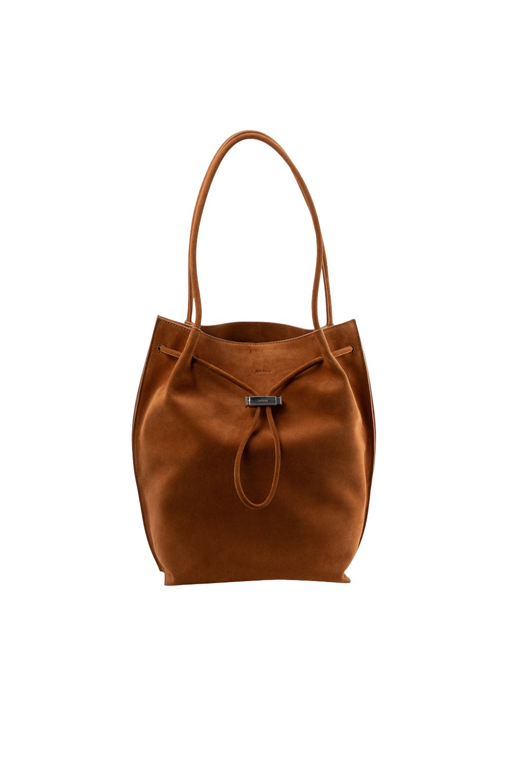 BY FAR Kayla - By Far Brown - 90s Minimalist Leather Bag at Luxury Shoes 