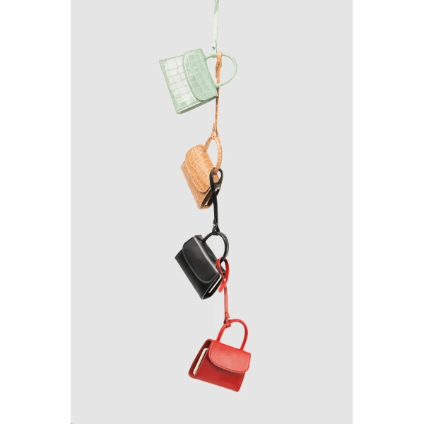 BY FAR Mini Mini - By Far Beige - 90s Minimalist Leather Bag at Luxury Shoes 