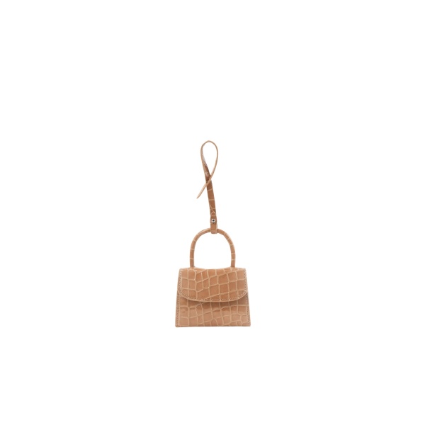BY FAR Mini Mini - By Far Beige - 90s Minimalist Leather Bag at Luxury Shoes 