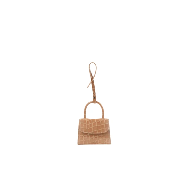 BY FAR Mini Mini - By Far Beige - 90s Minimalist Leather Bag at Luxury Shoes 