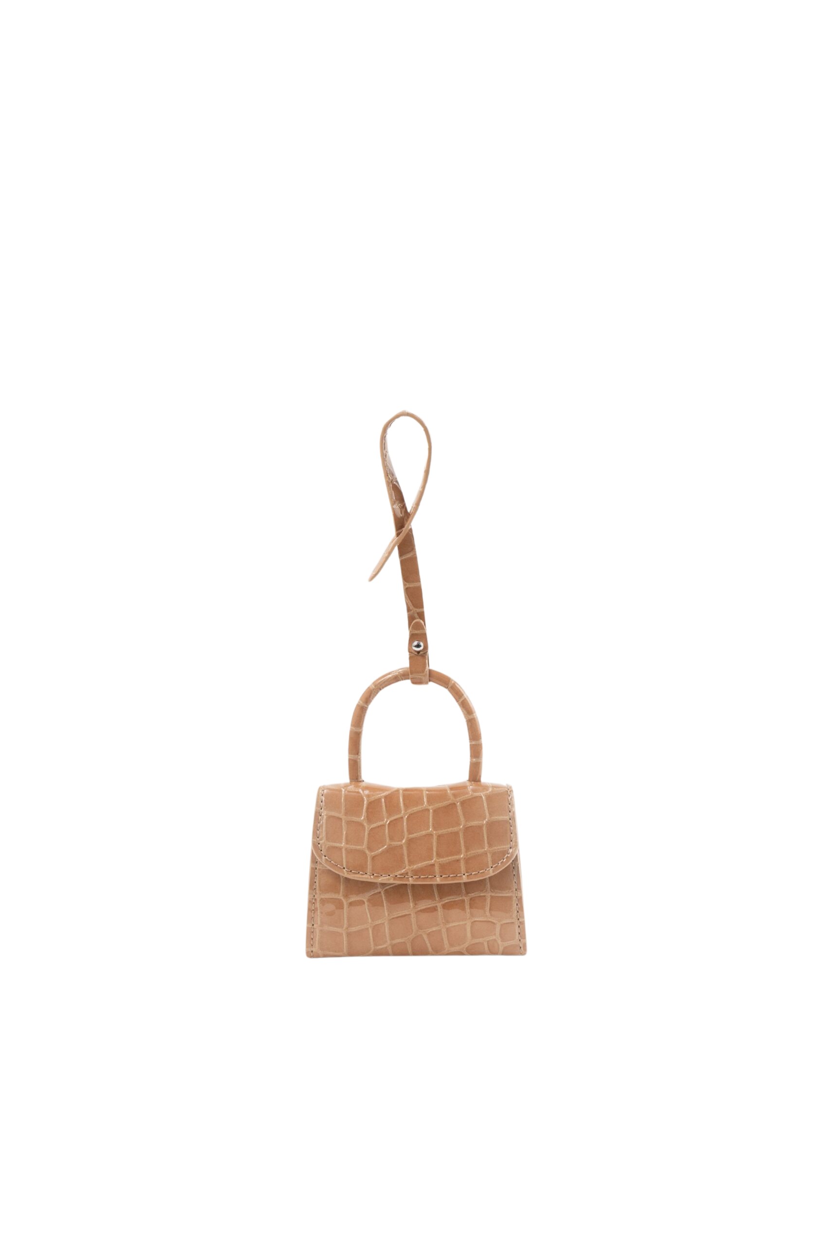 BY FAR Mini Mini - By Far Beige - 90s Minimalist Leather Bag at Luxury Shoes 
