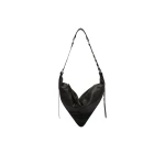 BY FAR Trayana - By Far Black - 90s Minimalist Leather Bag at Luxury Shoes 