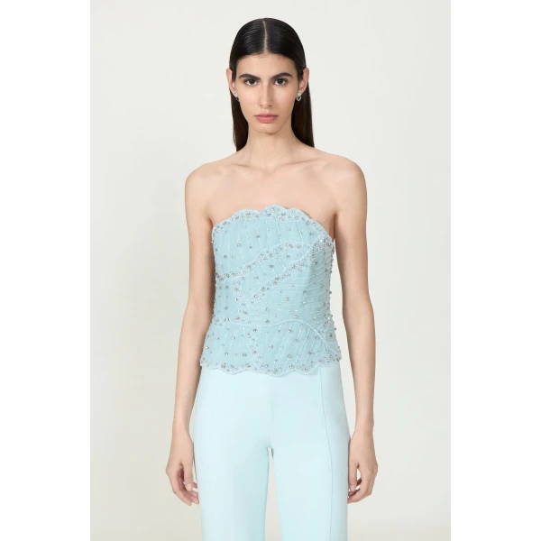 Costarellos Tops - Romantic Greek Lace - Shop at Luxury Shoes 