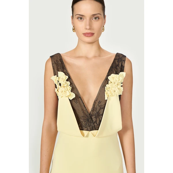 Costarellos Dresses - Romantic Greek Lace - Shop at Luxury Shoes 