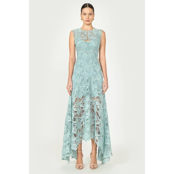 Costarellos Dresses - Romantic Greek Lace - Shop at Luxury Shoes 