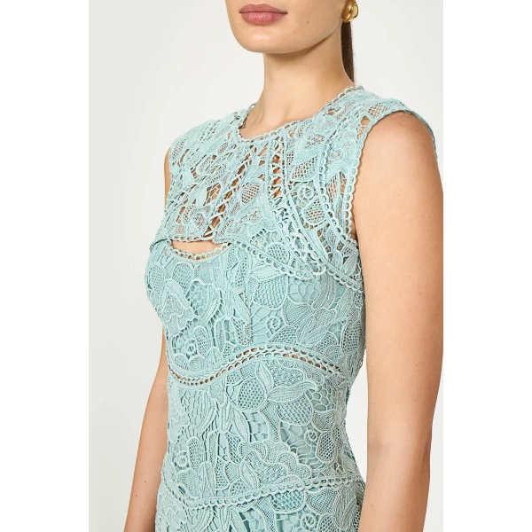 Costarellos Dresses - Romantic Greek Lace - Shop at Luxury Shoes 