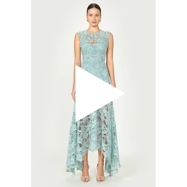 Costarellos Dresses - Romantic Greek Lace - Shop at Luxury Shoes 