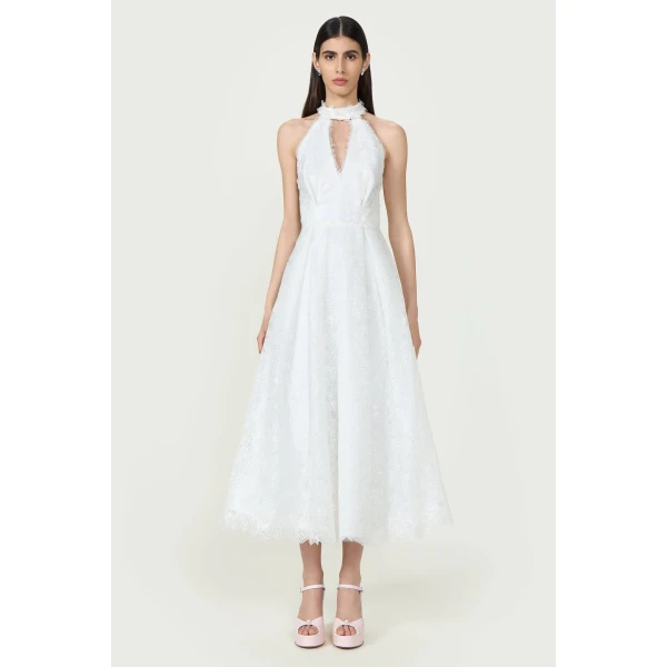 Costarellos Dresses - Romantic Greek Lace - Shop at Luxury Shoes 