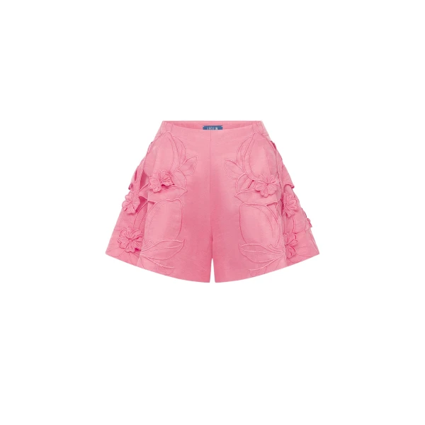 Leo Lin Abby Appliqué Shorts - Leo Lin Dress - Australian Luxury Fashion - Shop at Luxury Shoes 