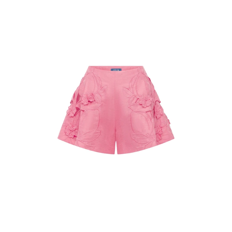 Leo Lin Abby Appliqué Shorts - Leo Lin Dress - Australian Luxury Fashion - Shop at Luxury Shoes 
