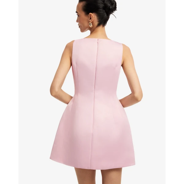 Leo Lin Ali Embroidered Boat Neck Mini Dress - Leo Lin Dress - Australian Luxury Fashion - Shop at Luxury Shoes 