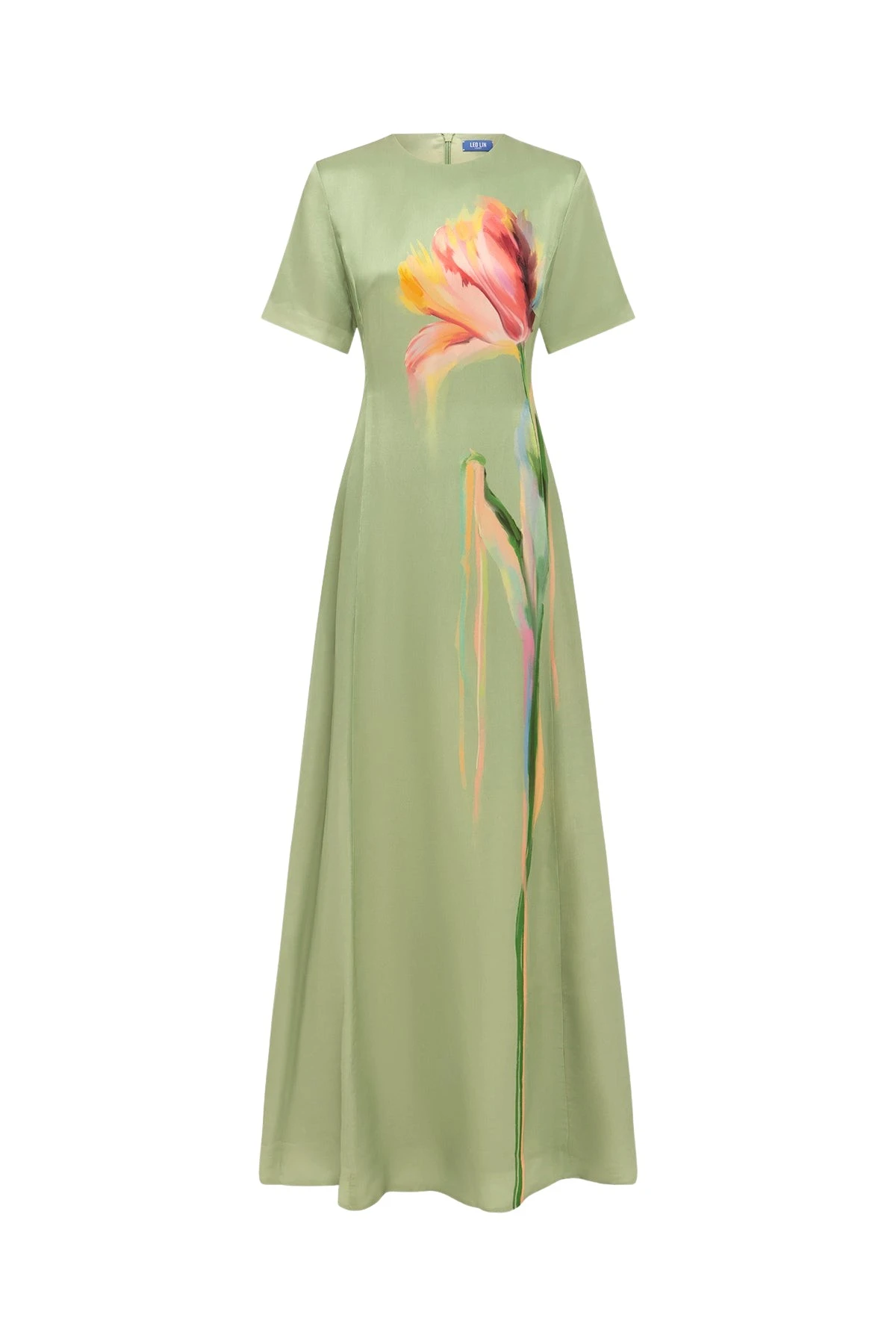 Leo-Lin-Alice85458_nobg Leo Lin Alice Short Sleeve Maxi Dress - Leo Lin Dress - Australian Luxury Fashion - Shop at Luxury Shoes