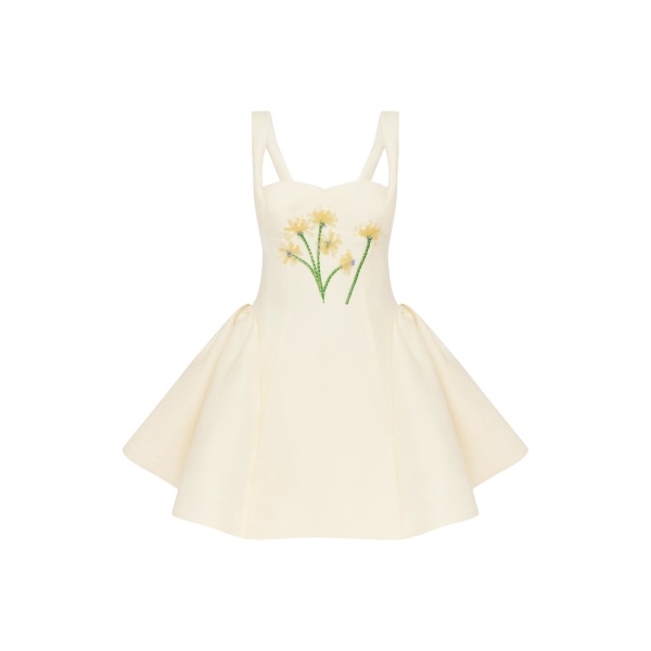 Leo Lin Ariel Embellished Wool Mini Dress - Leo Lin Dress - Australian Luxury Fashion - Shop at Luxury Shoes 