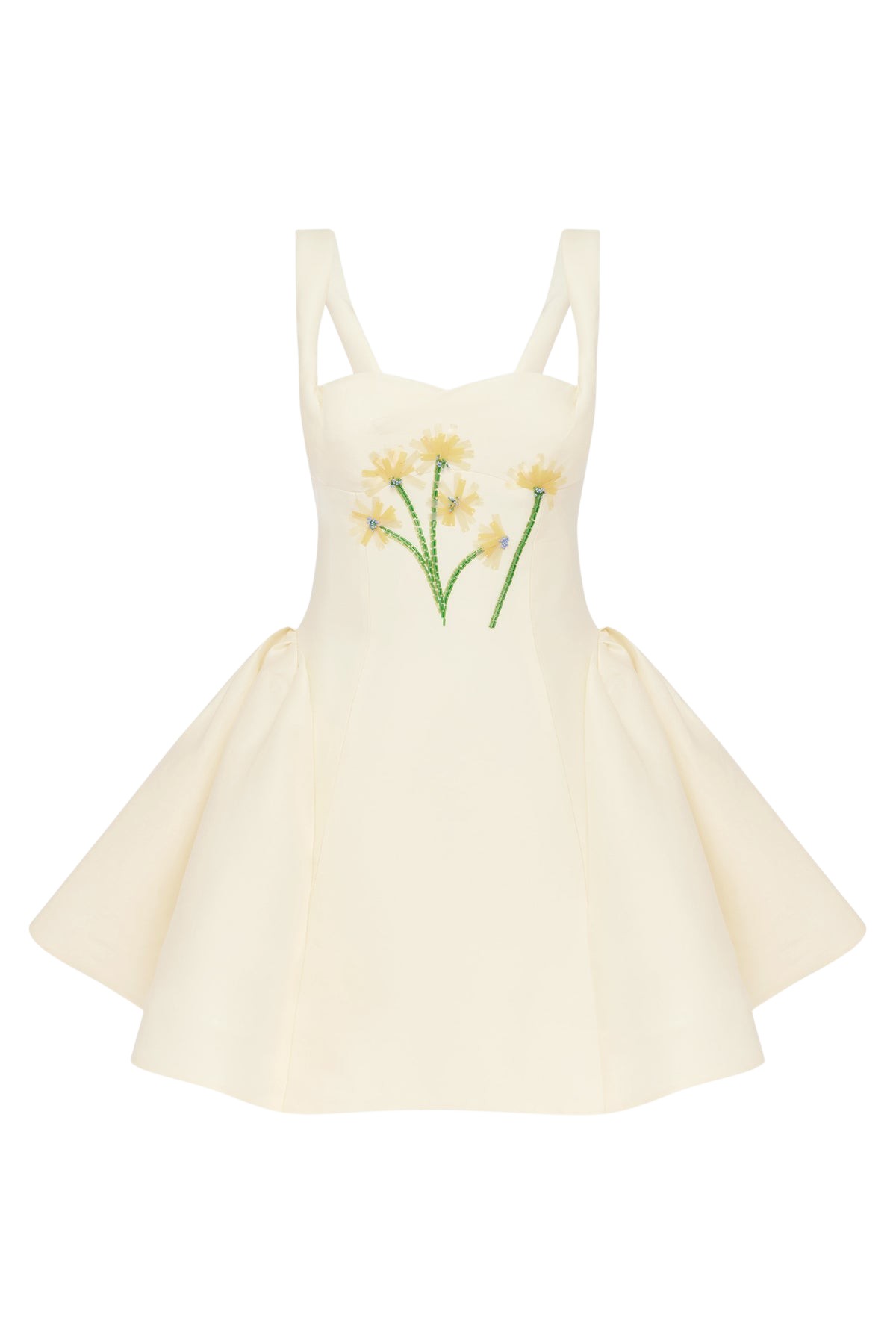 Leo Lin Ariel Embellished Wool Mini Dress