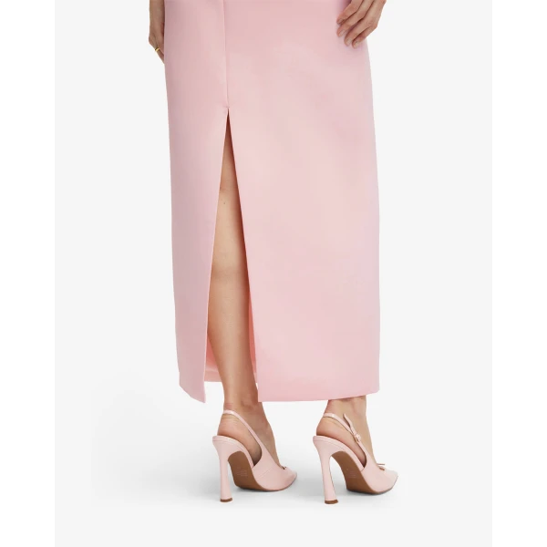 Leo Lin Ava Halterneck Appliqué Floral Bustier Maxi Dress - Leo Lin Dress - Australian Luxury Fashion - Shop at Luxury Shoes 