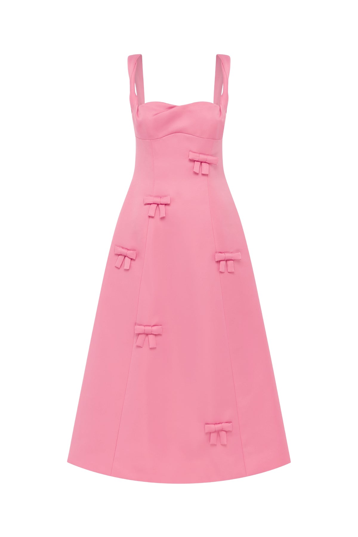 Leo Lin Beatrice Bow Midi Dress