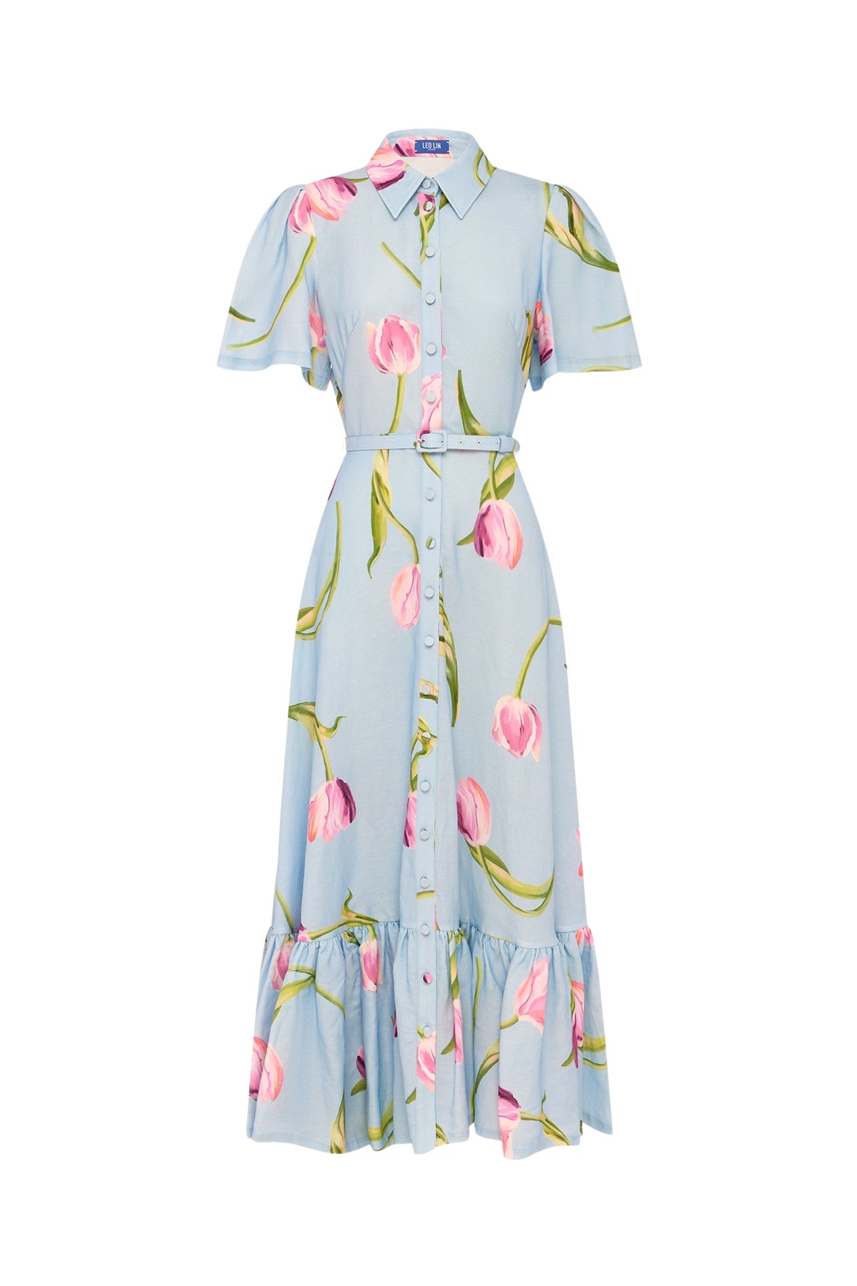 Leo Lin Becca Short Sleeve Midi Dress