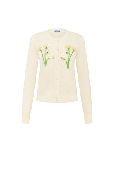 Leo Lin Claire Embellished Knit Cardigan - Leo Lin Dress - Australian Luxury Fashion - Shop at Luxury Shoes 