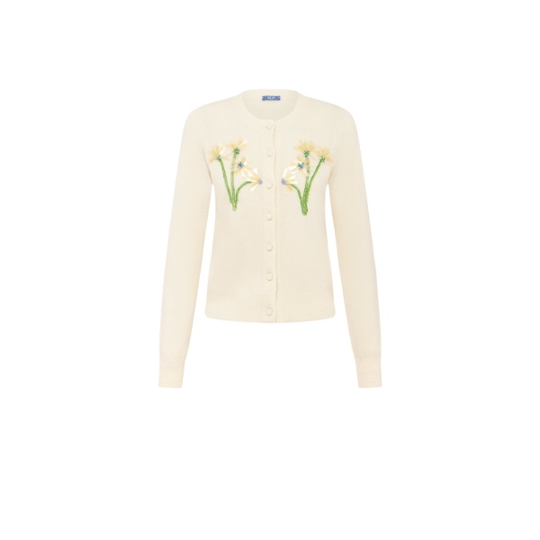 Leo Lin Claire Embellished Knit Cardigan - Leo Lin Dress - Australian Luxury Fashion - Shop at Luxury Shoes 