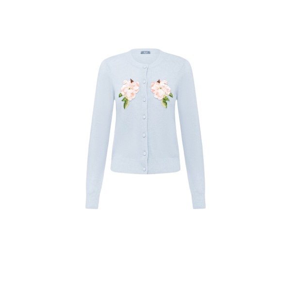 Leo Lin Claire Embellished Knit Cardigan - Leo Lin Dress - Australian Luxury Fashion - Shop at Luxury Shoes 