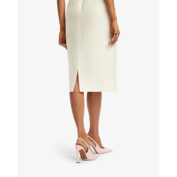 Leo Lin Eleanor Embellished Wool Midi Dress - Leo Lin Dress - Australian Luxury Fashion - Shop at Luxury Shoes 