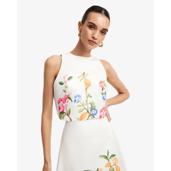 Leo Lin Ella Bow Backless Top - Leo Lin Dress - Australian Luxury Fashion - Shop at Luxury Shoes 