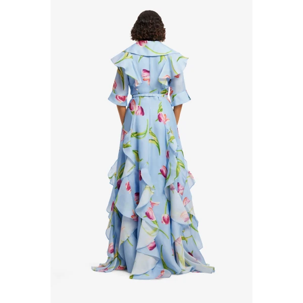 Leo Lin Isabella Silk Gown - Leo Lin Dress - Australian Luxury Fashion - Shop at Luxury Shoes 