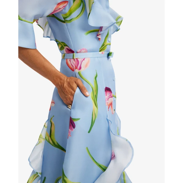 Leo Lin Isabella Silk Gown - Leo Lin Dress - Australian Luxury Fashion - Shop at Luxury Shoes 