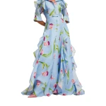 Leo Lin Isabella Silk Gown - Leo Lin Dress - Australian Luxury Fashion - Shop at Luxury Shoes 