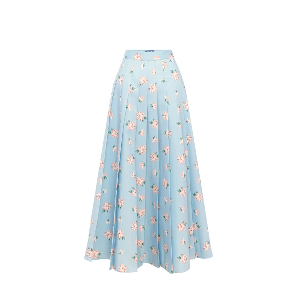 Leo Lin June Pleated Maxi Skirt - Leo Lin Dress - Australian Luxury Fashion - Shop at Luxury Shoes 