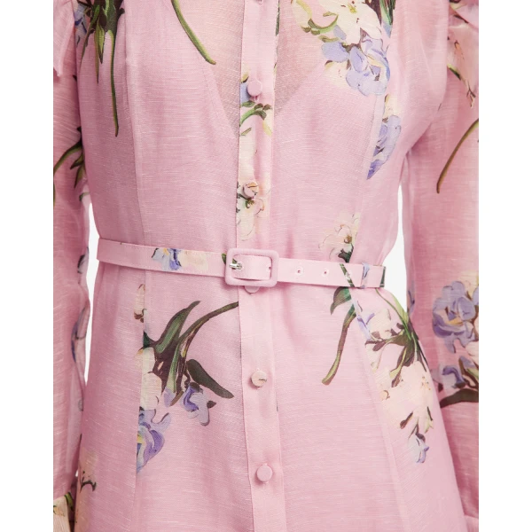 Leo Lin Katrina Butterfly Sleeve Midi Dress - Leo Lin Dress - Australian Luxury Fashion - Shop at Luxury Shoes 