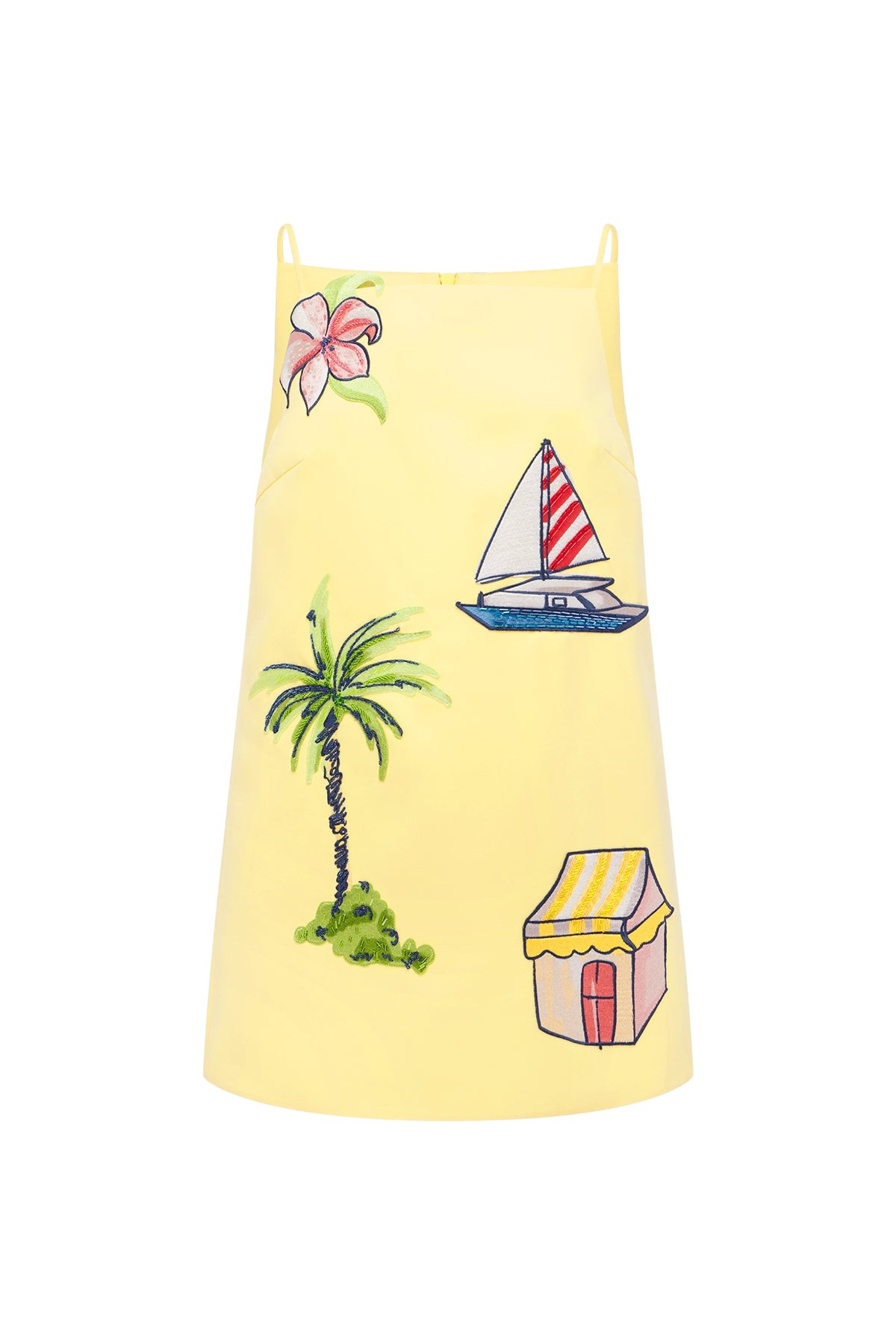 Leo Lin Leia Embroidered Mini Dress