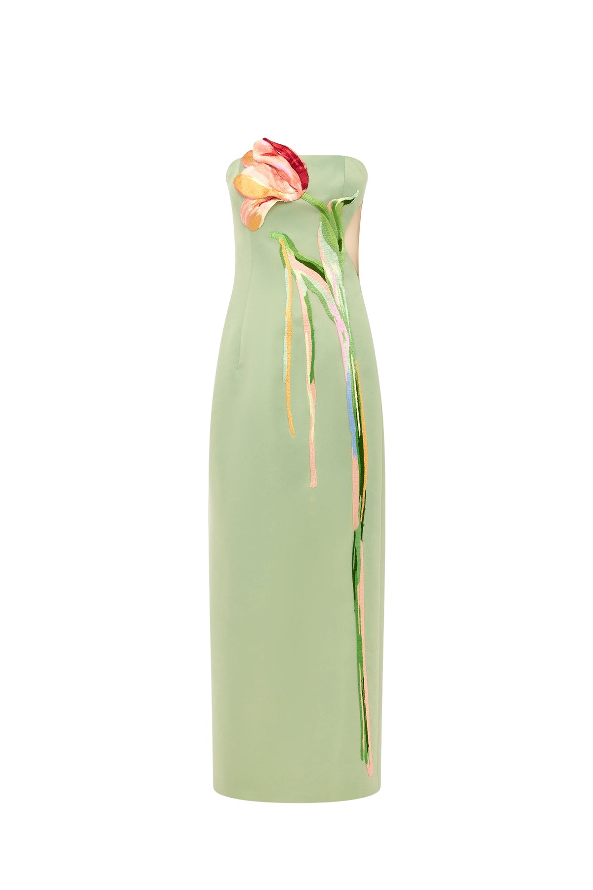 Leo Lin Marilyn Cutout Bustier Maxi Dress