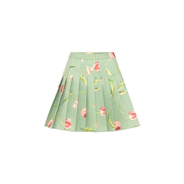 Leo Lin Melody Pleated Mini Skirt - Leo Lin Dress - Australian Luxury Fashion - Shop at Luxury Shoes 