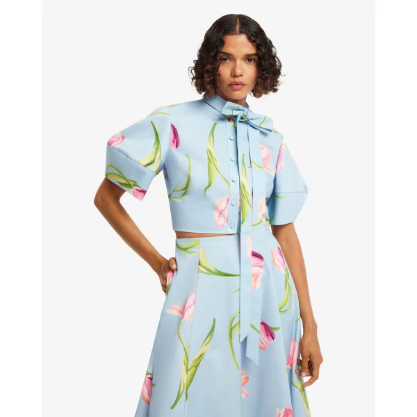 Leo Lin Molly Puff Sleeve Top - Leo Lin Dress - Australian Luxury Fashion - Shop at Luxury Shoes 