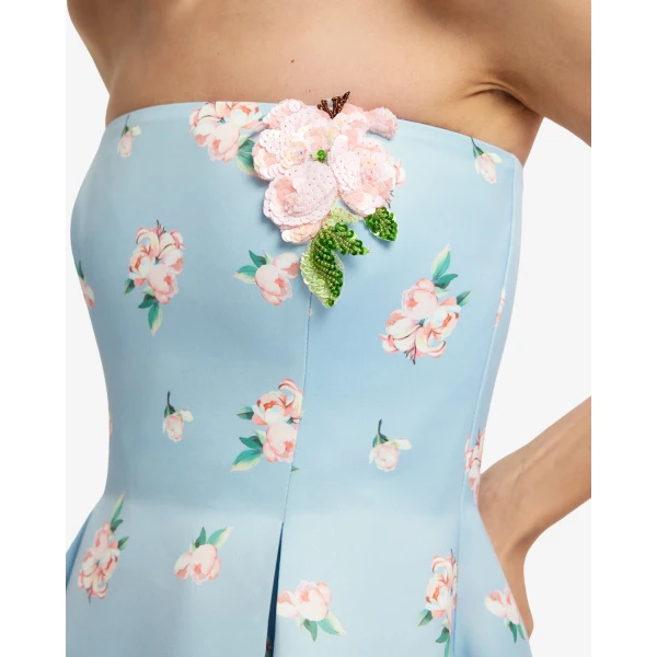 Leo Lin Nora Bustier Maxi Dress - Leo Lin Dress - Australian Luxury Fashion - Shop at Luxury Shoes 